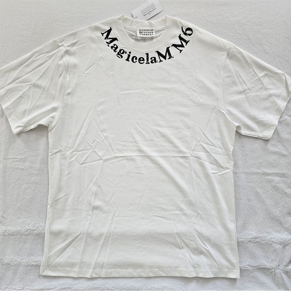 Maison Martin Margiela White Short Sleeve Tee